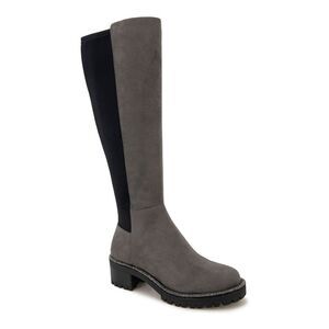 REACTION KENNETH COLE Womens Gray Tate Round Toe Block Heel Riding Boot 6